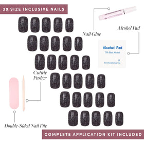 Glamnetic Press On Nails Short Squoval Glossy double-sided nail file
