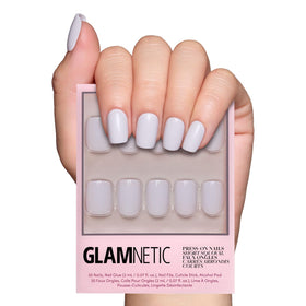 Glamnetic Press On Nails Short Squoval Glossy full kit front view