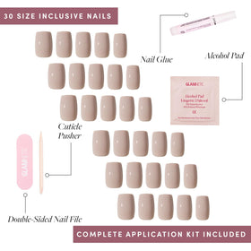 Glamnetic Press On Nails showing glossy finish