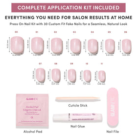Glamnetic Press On Nails showing shimmer effect in light