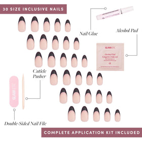 Glamnetic Press On Nails showing storage box and contents