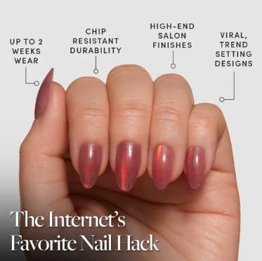 Glamnetic Press On Nails showing various sizes in storage box