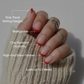 Glamnetic Press On Nails storage box and accessories