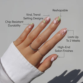 Glamnetic Press On Nails storage box and accessories