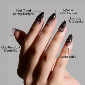 Glamnetic Press On Nails storage box with accessories