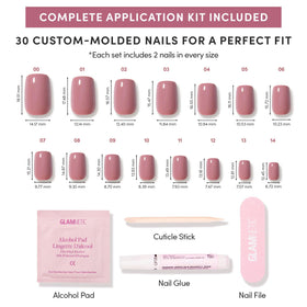 Glamnetic Press On Nails with high-shine finish