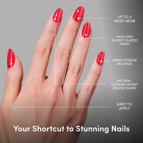 Glamnetic Press On Nails with included nail glue and accessories