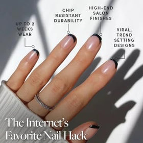 Glamnetic Press On Nails with included nail glue and accessories