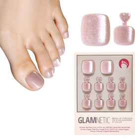 Glamnetic Press On Toenails full kit packaging front view