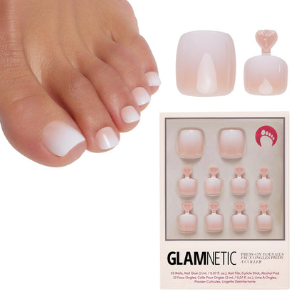 Glamnetic Press On Toenails full kit packaging front view