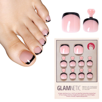 Glamnetic Press On Toenails Full Kit packaging front view