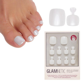 Glamnetic Press On Toenails Glazed Donut full kit front view