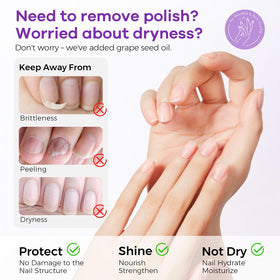 Glamonade Acetone Nail Polish Remover 8oz with aluminium foil
