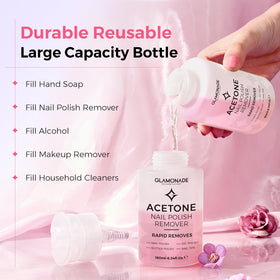 Glamonade Acetone Nail Polish Remover packaging