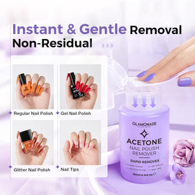 Glamonade nail polish remover pump top