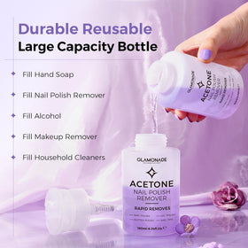 Glamonade nail polish remover with grape seed oil