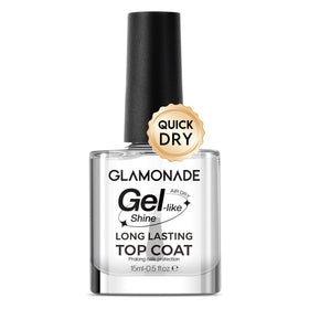 Glamonade Top Coat Nail Polish front view 68g