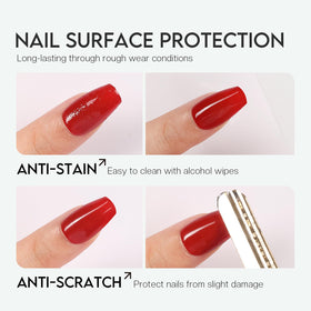 Glamonade Top Coat Nail Polish with other nail care products