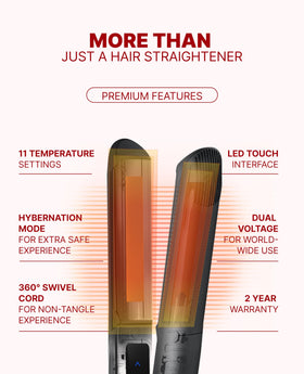 GlamPalm GlamMuse 1" flat iron packaging