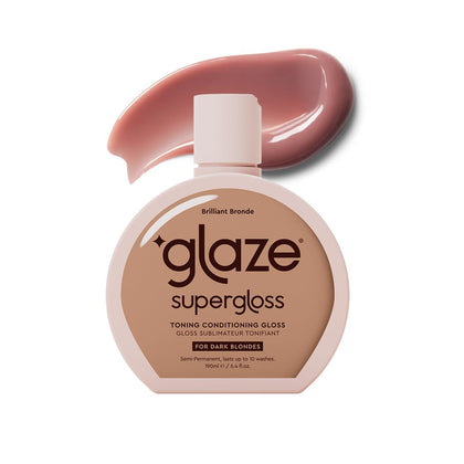 Glaze Supergloss Color Conditioning Gloss 6.4 Fl Oz Brilliant Bronde front view
