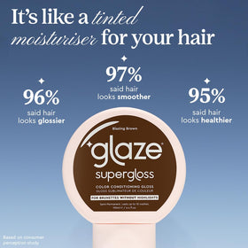 Glaze Supergloss Color Conditioning Gloss Blazing Brown side view
