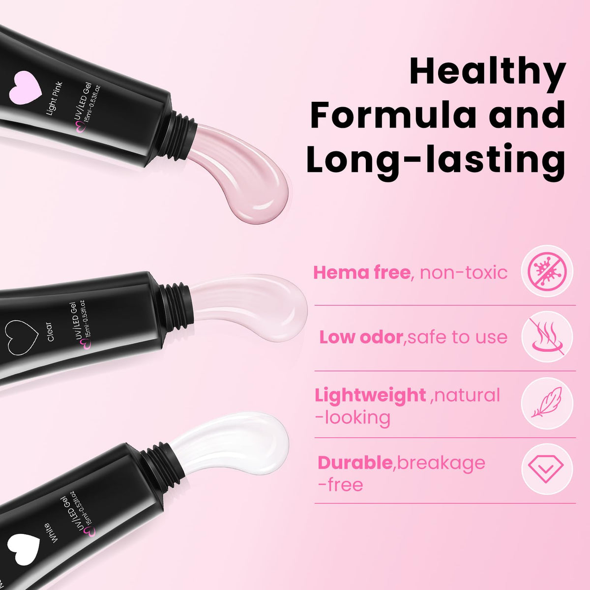 GlimightyX polygel brushes and nail clips