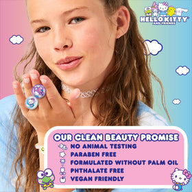 Glitter stickers featuring Hello Kitty and friends