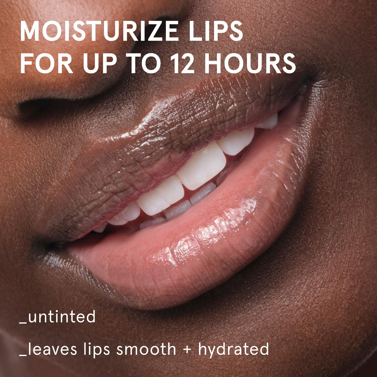 Glossier Balm Dotcom Coconut Lip Balm tube side view
