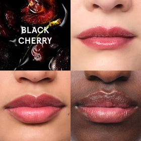 Glossier Balm Dotcom Lip Balm Black Cherry application on cuticles