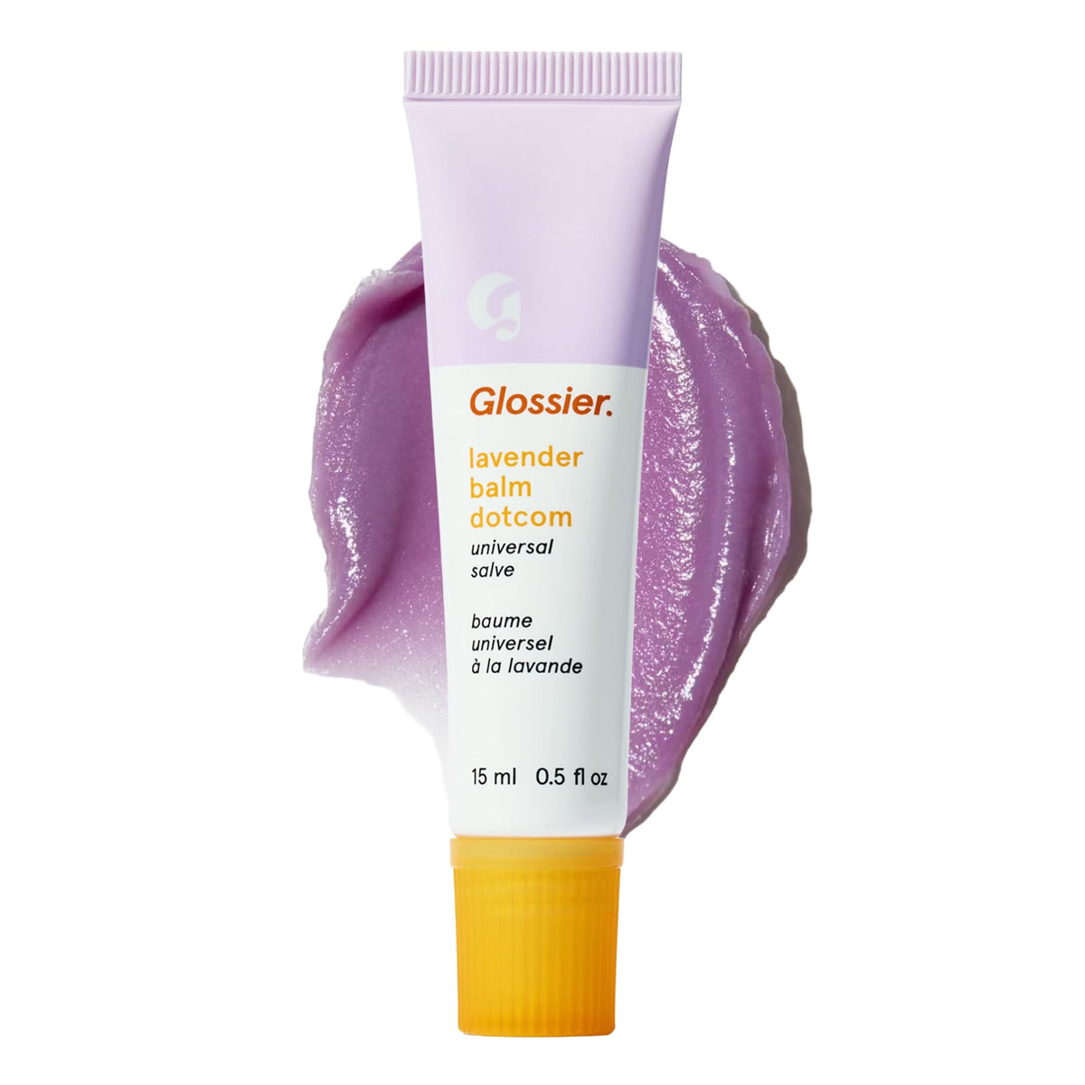 Glossier Balm Dotcom Lip Balm Lavender Lilac Tint front view
