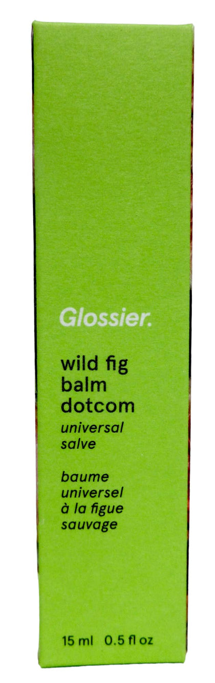 Glossier Balm Dotcom Wild Fig 15ml front view with packaging