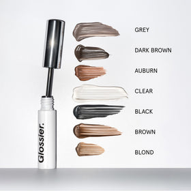 Glossier Boy Brow Eyebrow Gel Pomade Clear shades display