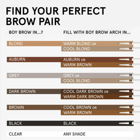 Glossier Boy Brow Eyebrow Gel Pomade Clear texture on skin