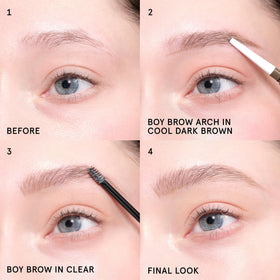 Glossier Boy Brow Eyebrow Gel Pomade in various shades