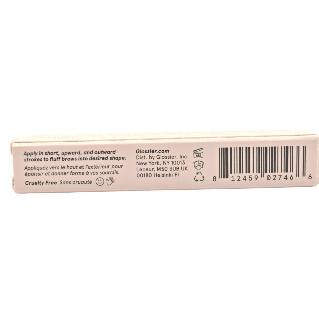 Glossier Boy Brow Gel-Pomade clear packaging with product details