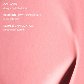 Glossier Cloud Paint Cream Blush Puff in natural light