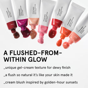 Glossier Cloud Paint Cream Blush Puff swatch on skin