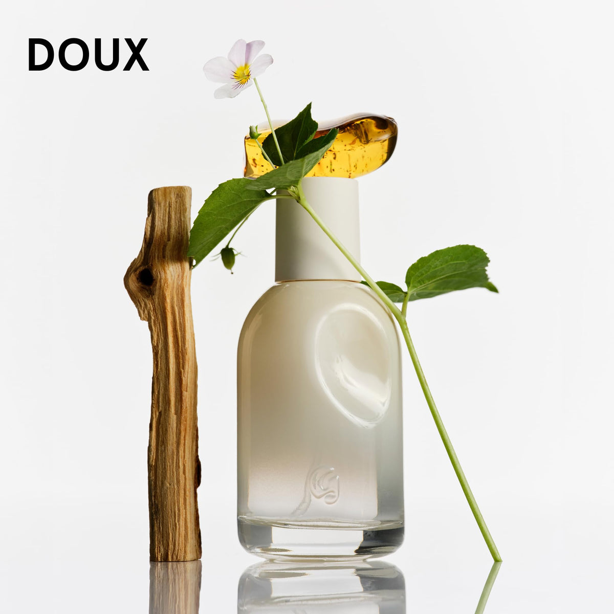 Glossier fragrance set displayed in a lifestyle setting