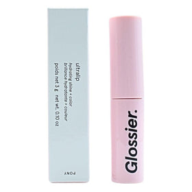 Glossier Ultralip Lipstick in Pony front view showing packaging