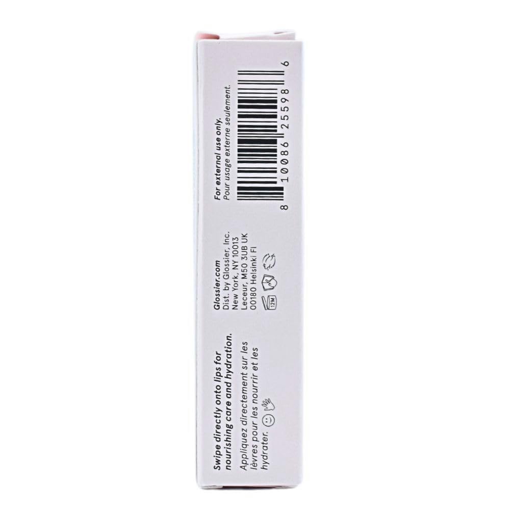 Glossier Ultralip Lipstick in Pony side view showcasing texture