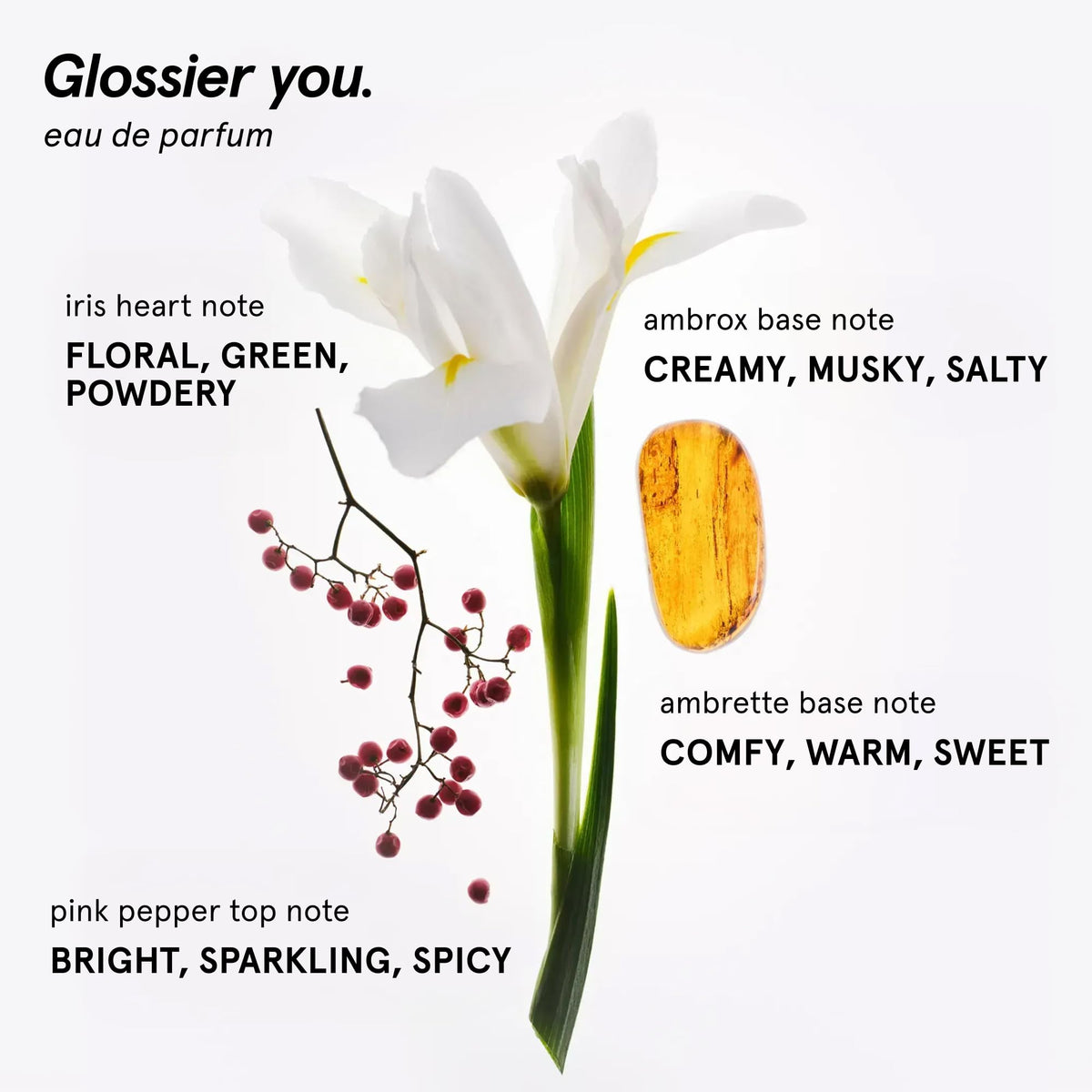Glossier You Eau de Parfum 8ml with packaging