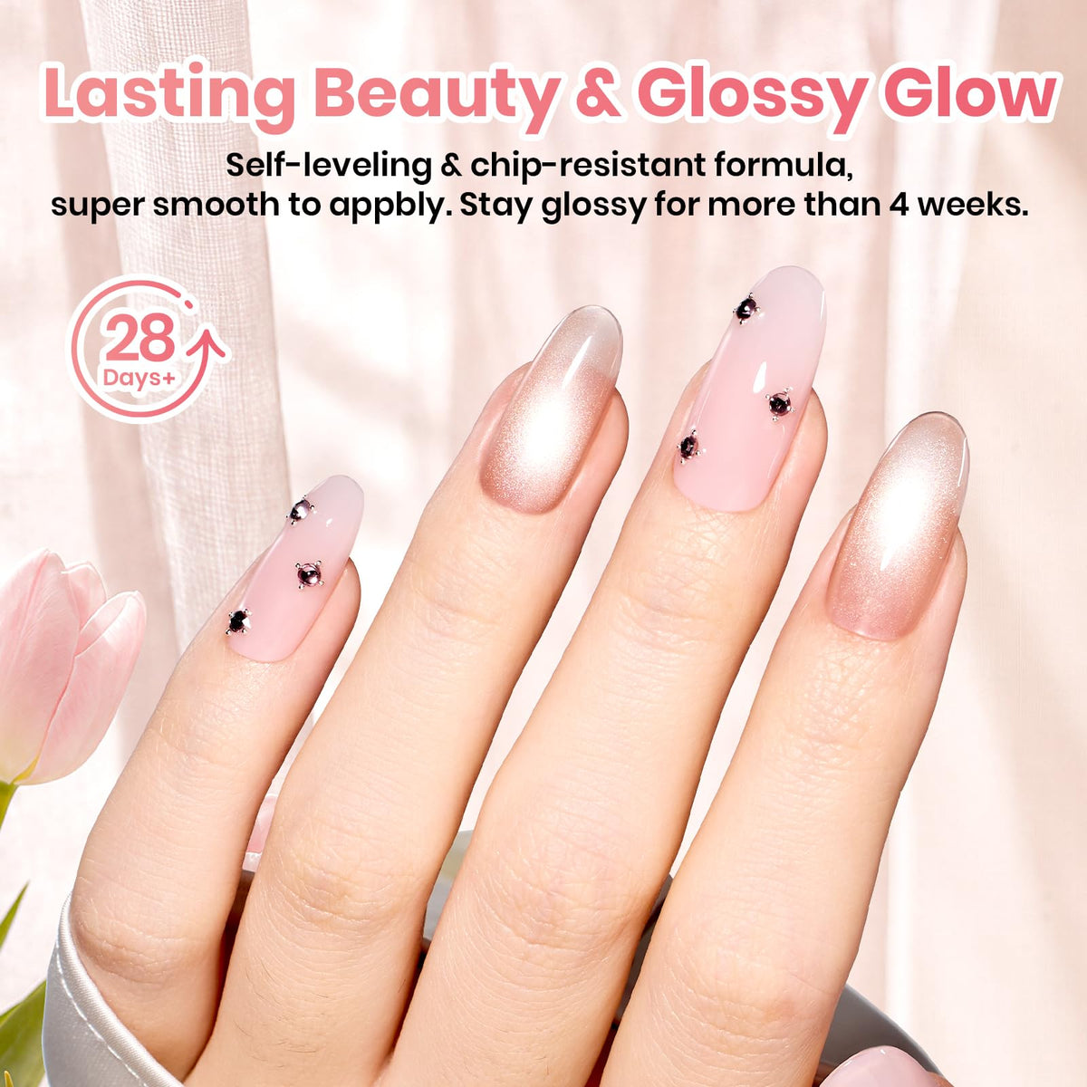 glossy top gel and matte top gel from beetles Gel Polish