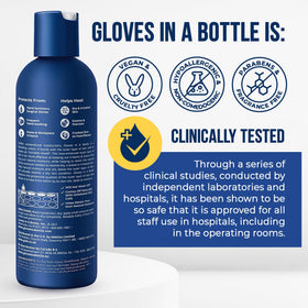 Gloves In A Bottle lotion packaging details