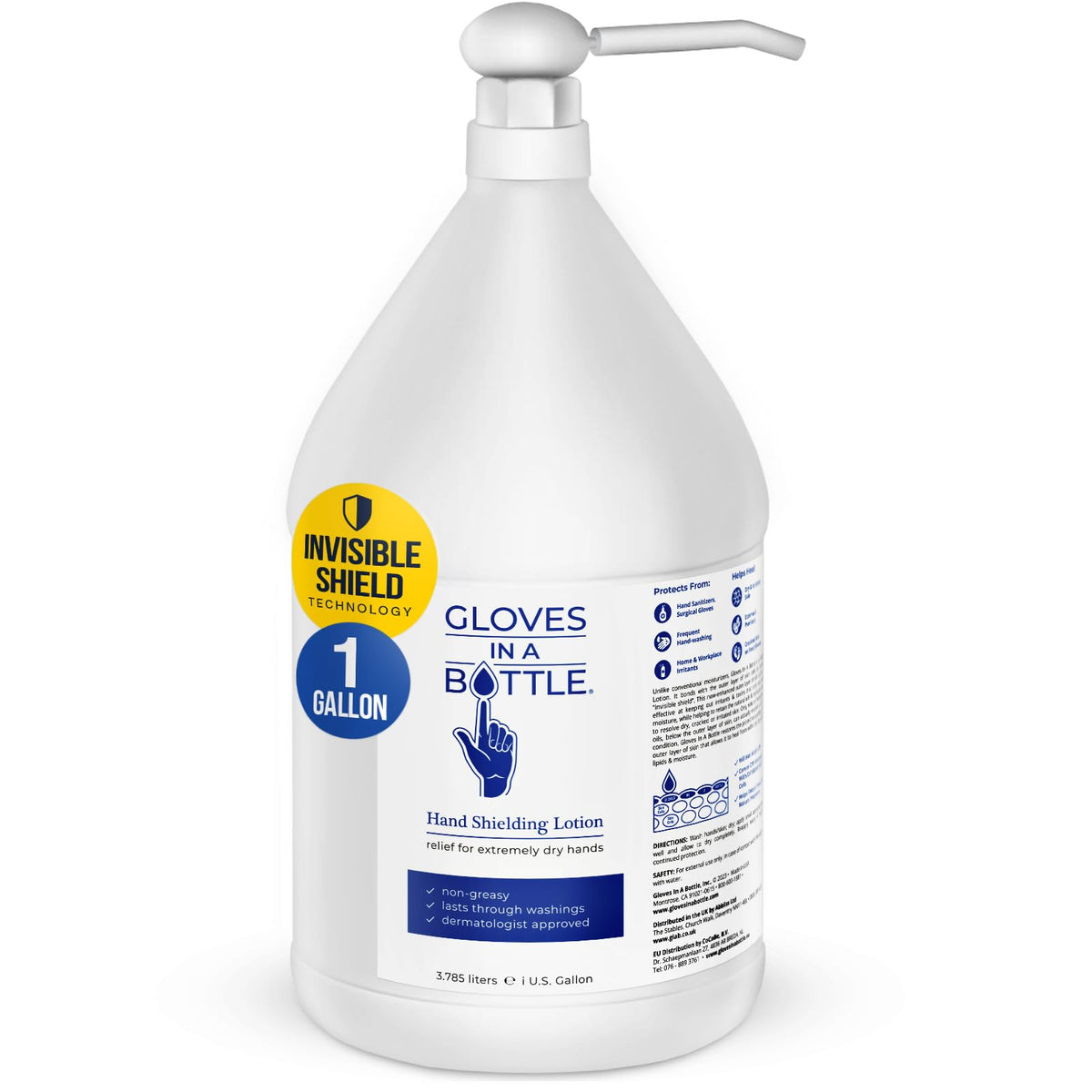 Gloves In A Bottle Shielding Lotion 1 Gallon Refill front view