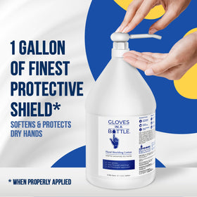 Gloves In A Bottle Shielding Lotion 1 Gallon Refill label close-up