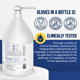Gloves In A Bottle Shielding Lotion 1 Gallon Refill on a table