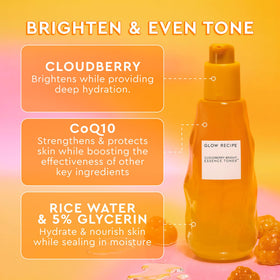 Glow Recipe Cloudberry Brightening Toner 30ml back view