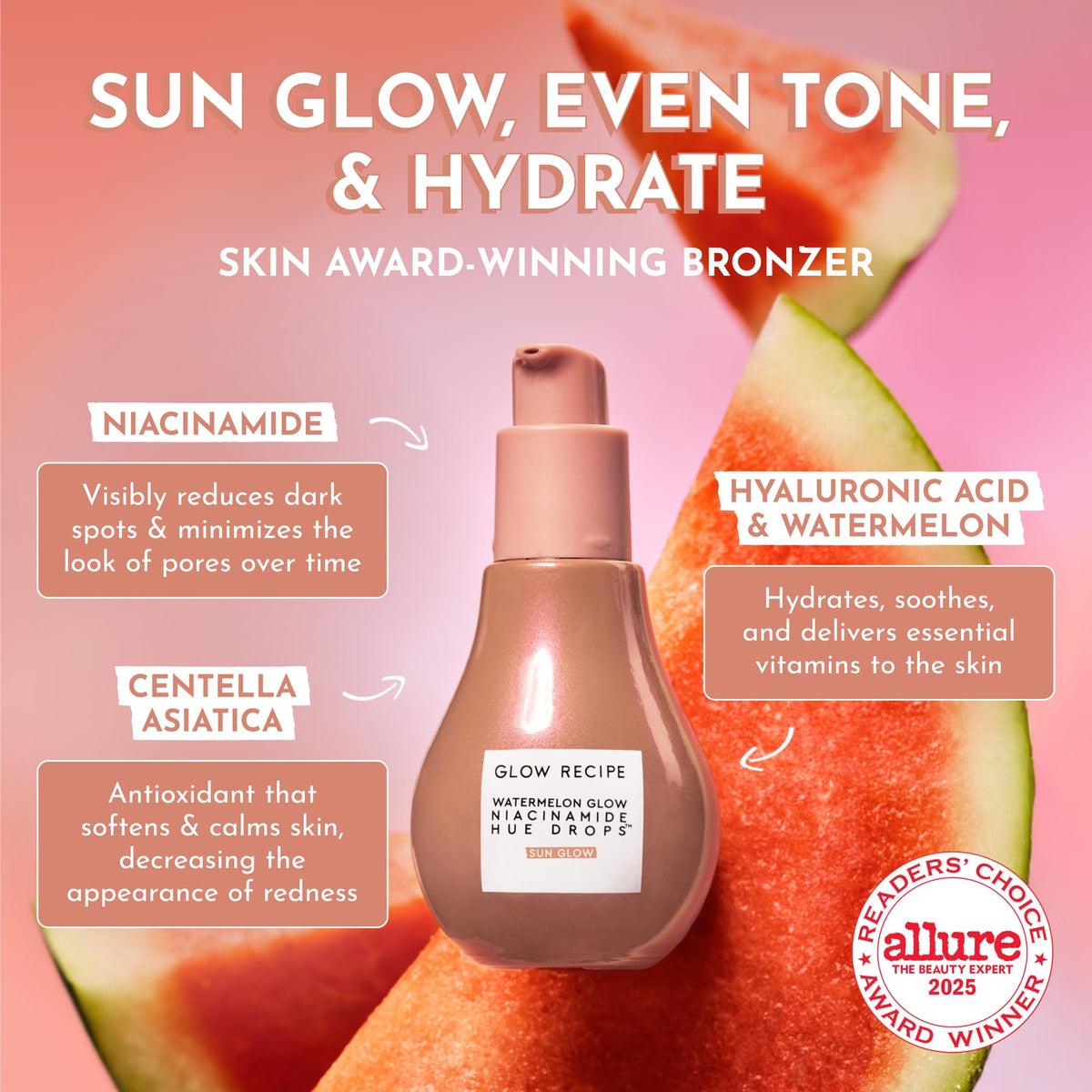 Glow Recipe Hue Drops Bronzing Drops 40ml ingredients list