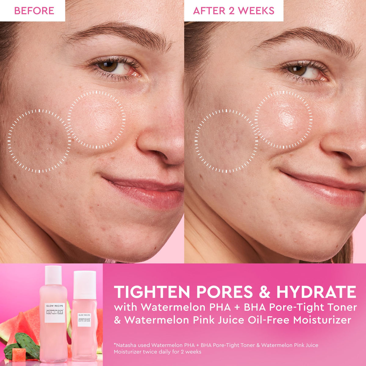 Glow Recipe PHA + BHA Face Toner 40ml side view