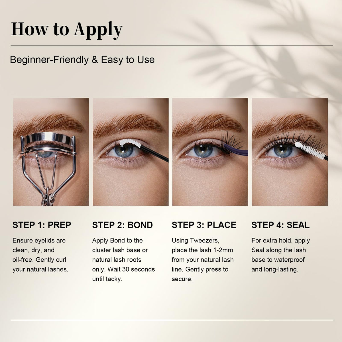 GlowVane TrueCurve Lash Clusters detailed view